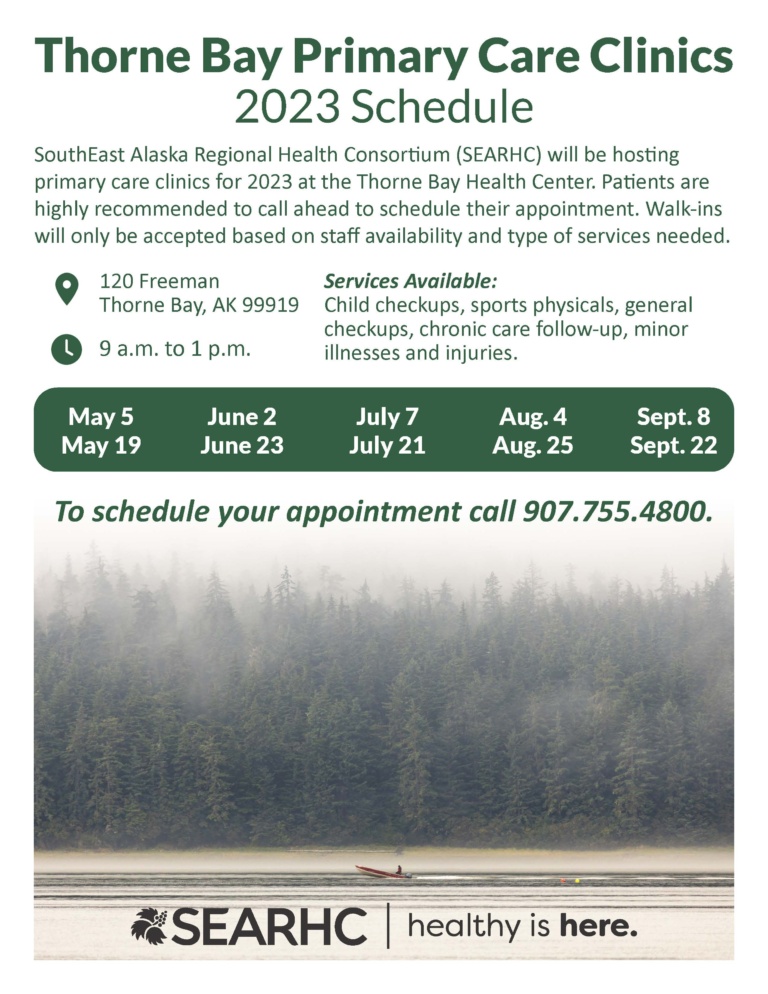 SEARHC Clinic Will Be Open!